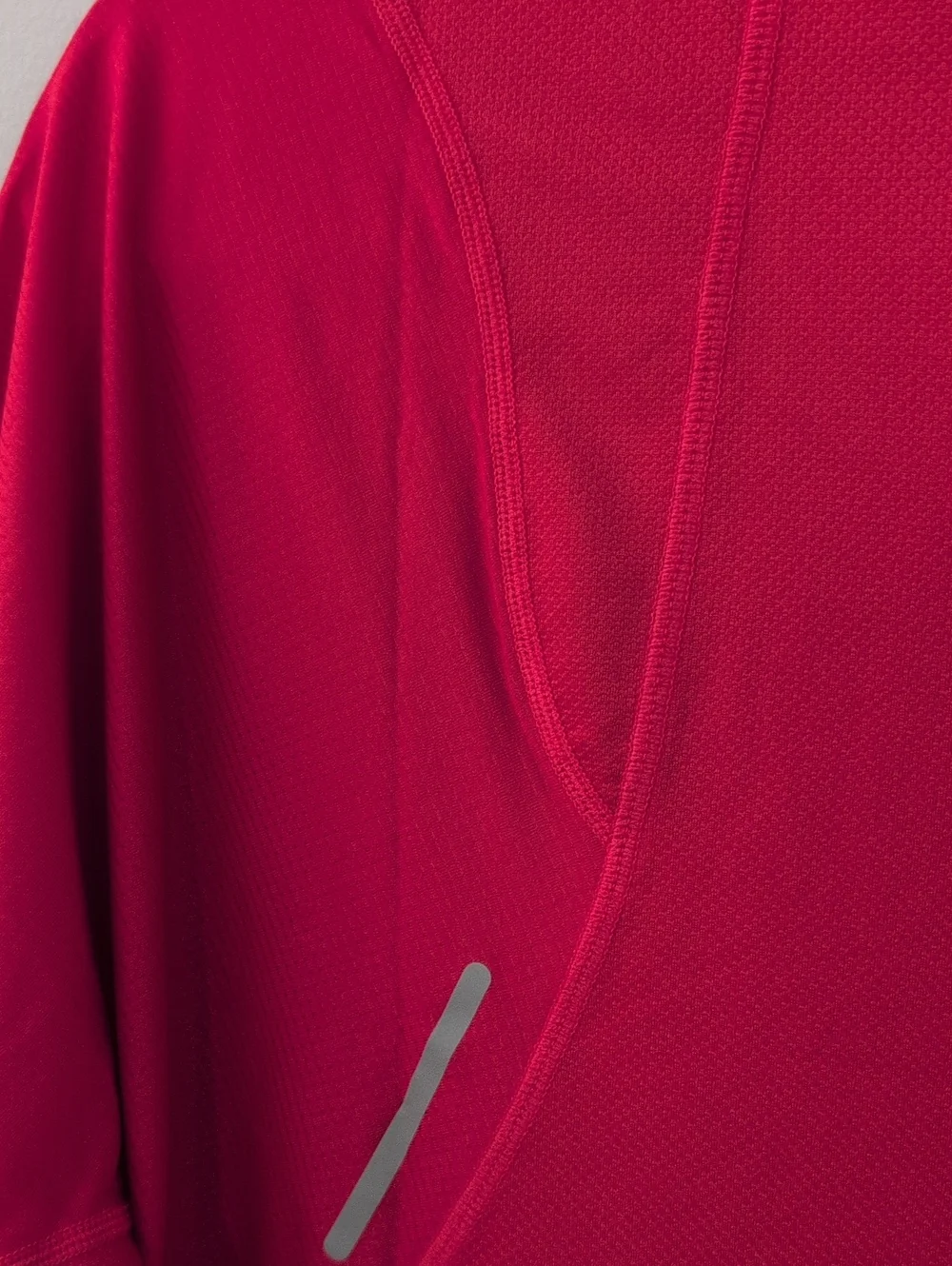 Fabletics Raspberry Red Crew Neck Performance Tee - Picture 4 of 4